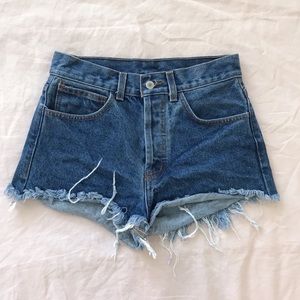 Brandy Melville High Waisted Denim Shorts